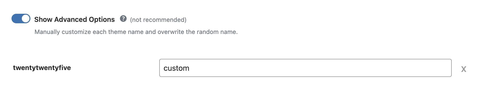 WP Ghost custom themes path field in Themes Security settings