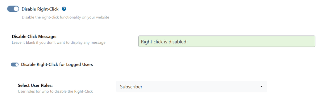 Disable Right-Click