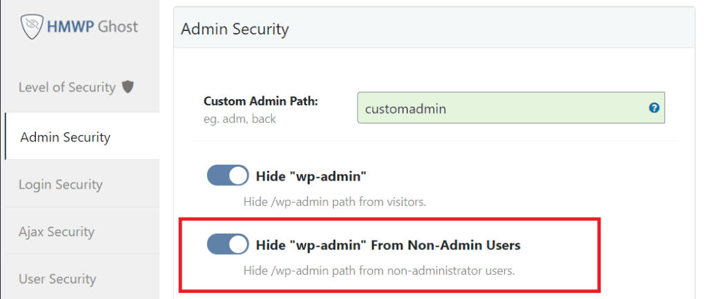 hide wp-admin from non-admin users