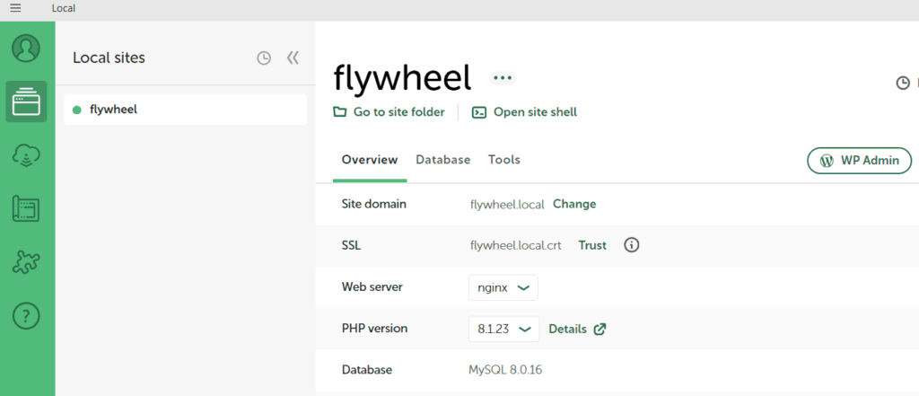 flywheel local server